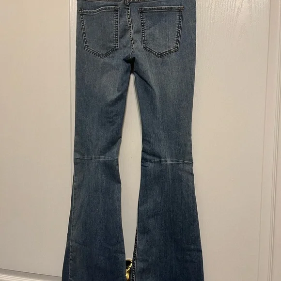 Free People Denim Flare Jeans - Picture 4 of 6